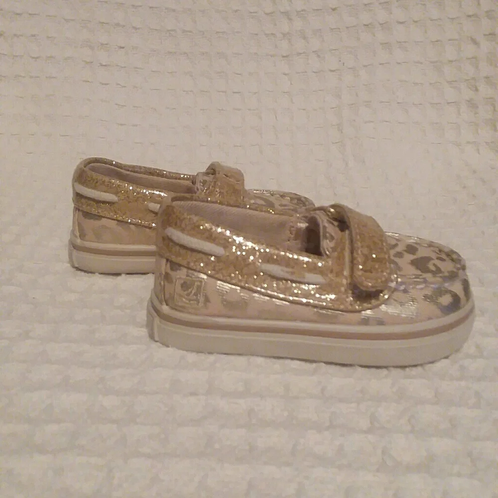 Sperry Girls Camo Print Boat Shoes